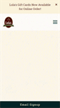 Mobile Screenshot of lolascafeandcatering.com